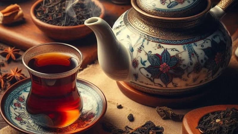 تصویر 2 از چای شهرزاد قرمز مناسب مصرف روزانه و پذیرایی